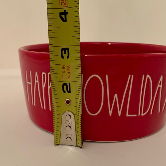 Rae Dunn HAPPY HOWLIDAYS Pet Dish - Picture 4 of 4